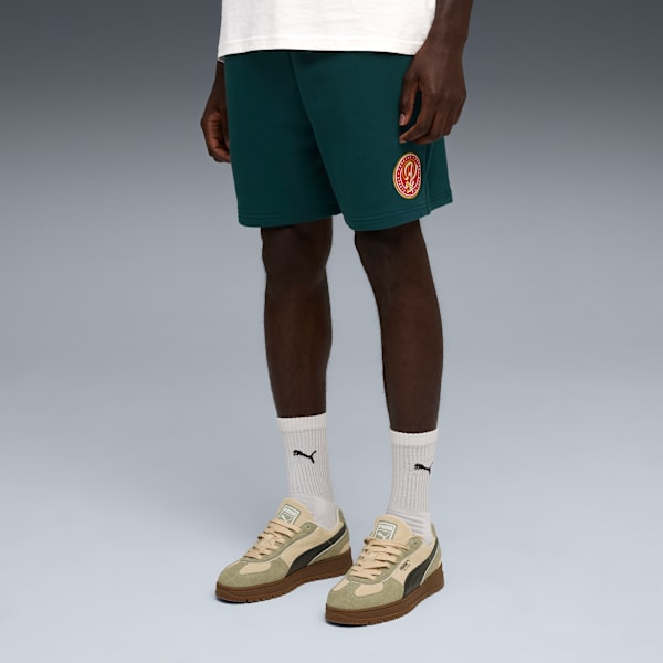 Wardrobe Essentials Men's Relaxed 7" Shorts, Green Terrain, extralarge-IND